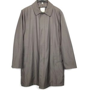 Joseph Abboud short trench coat wool lining Small